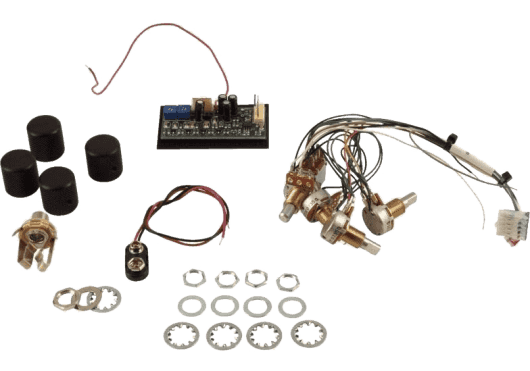 Seymour Duncan STC-3M4 - préampli 3 bandes actif  4 potards