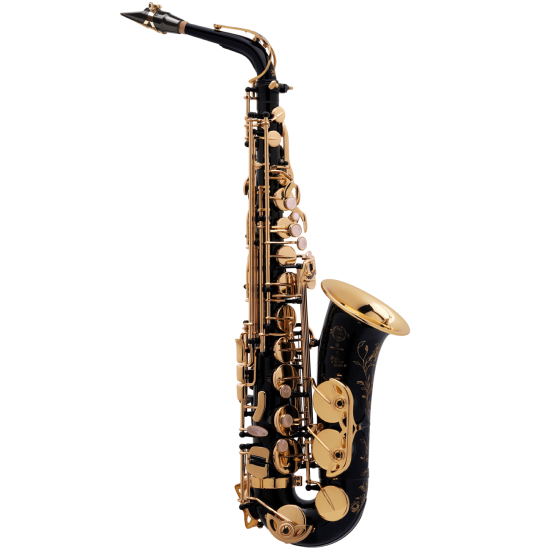 Selmer Super Action 80 série II noir gravé - Saxophone alto professionnel avec étui et bec complet