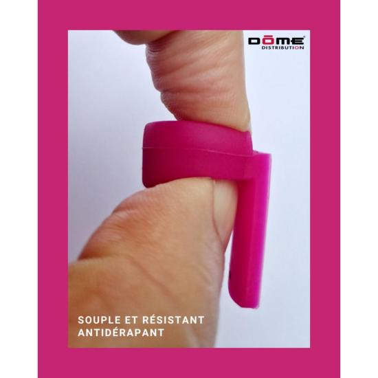 BroPro ASTR-PX - Protège support pouce de clarinette en silicone ROSE