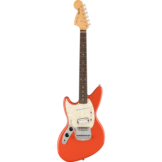 Fender Kurt Cobain Jag-Stang Signature Touche Palissandre Fiesta Red Gaucher