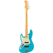Fender American Professional II Jazz Bass Left-Hand, Maple Fingerboard, Miami Blue