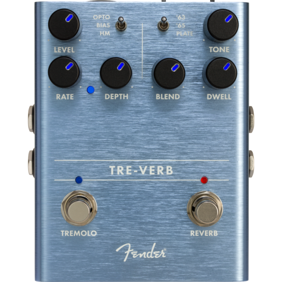 Fender Tre-Verb Digital Reverb/Tremolo Pedale effet guitare