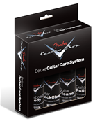 Custom Shop Deluxe Guitar Care System, 4 Pack, Black