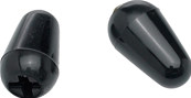 Stratocaster Switch Tips, Black (2)