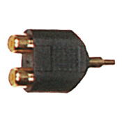 Yellow Cable AD14 - Adaptateur RCA Mâle/2 RCA Femelle (Par 2 Pièces)