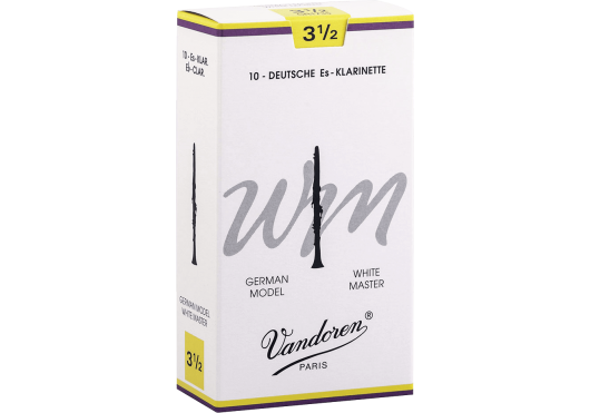 Vandoren CR1735 - White Master force 3.5 - anches clarinette Mib Allemande - boite de 10