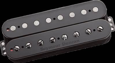 --- DISCONTINUE ---Seymour Duncan PGS-B-P-BMT-8STR - chevalet passif noir metal
