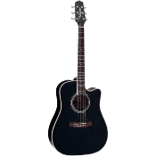 Takamine EF341SC Black Guitare electro-acoustique takamine
