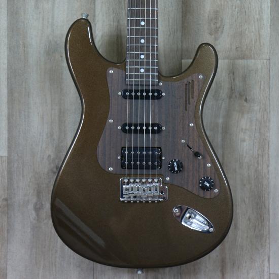 --- DISCONTINUE ---guitare électrique Magneto serie U-One Sonnet Classic Mettalic brown