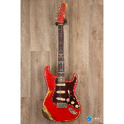 No Custom 60s hot rod red over gold