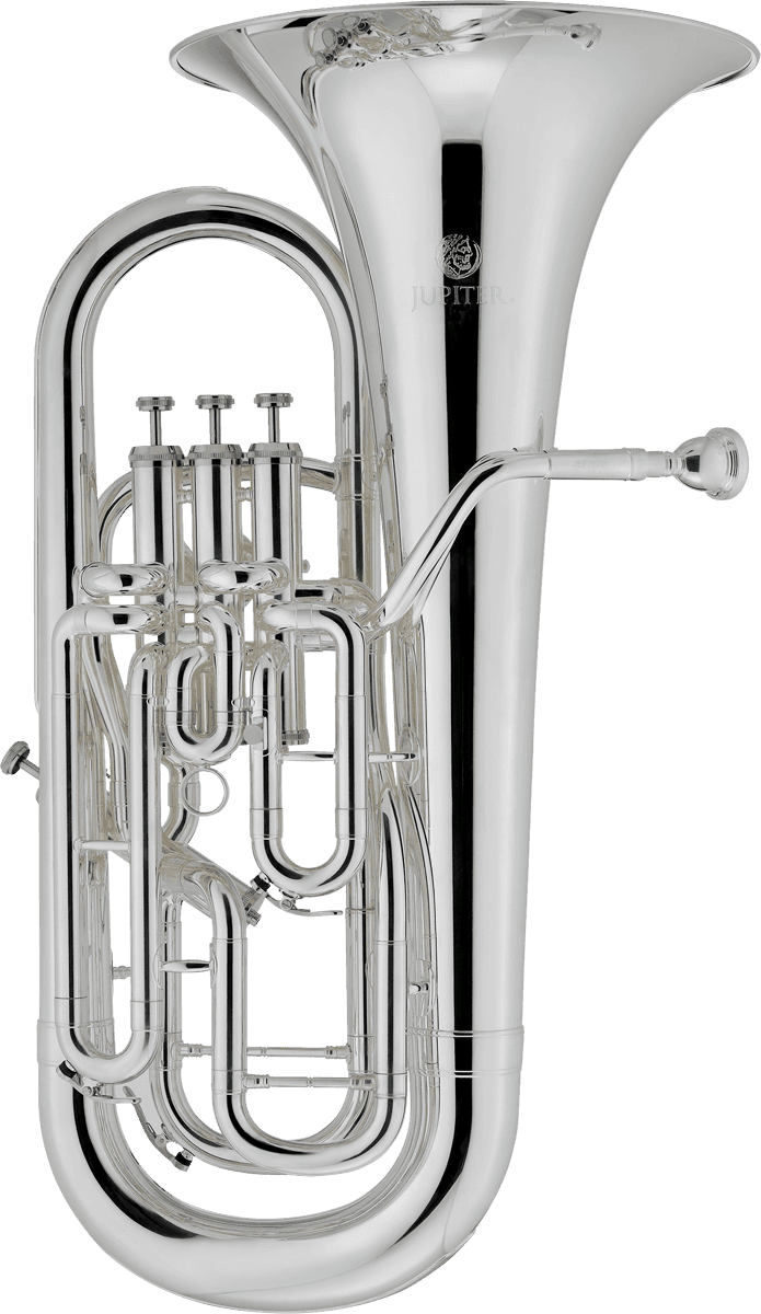 Jupiter JEP1120S - Euphonium sib 4 pistons (3) à système compensé argenté