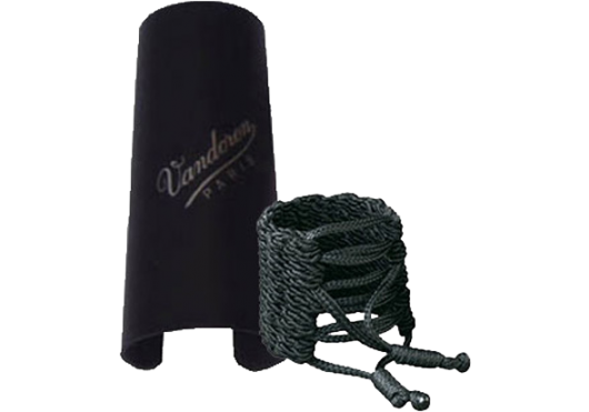 Vandoren Klassic LC31P - ligature cordon tressé et couvre-bec plastique pour clarinette Sib
