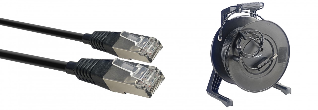 Stagg NCC50RJRL - Câble Ordinateur Ethernet RJ45 / RJ45 - 50M