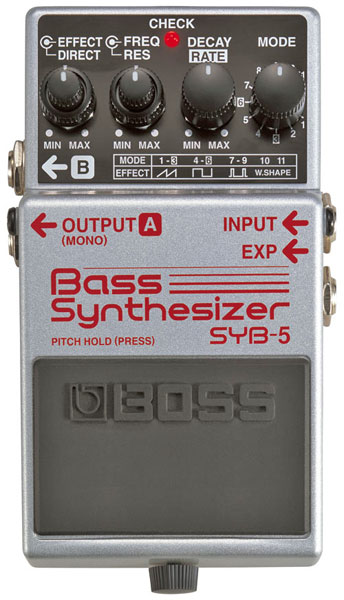 Boss SYB-5 - Pédale d'effet Bass Synthésizer