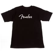 Fender T-shirt Spaguetti Logo Black S