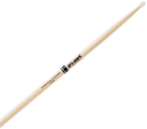 Promark TX5BW Baguettes de batterie 5B American hickory olive goutte d'eau