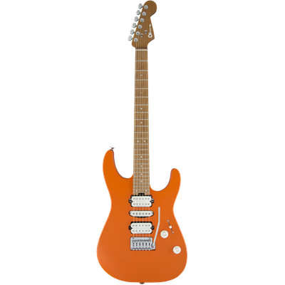 Charvel Pro Mod DK24 HSH Tremolo 2 points Satin Orange Crush