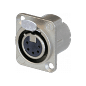 Neutrik NC5FD-LX-B - emb. xlr f 5 pôles or noir dlx