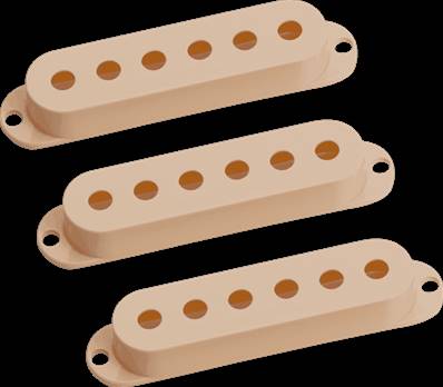 Seymour Duncan S-COVER-C-NOL - 3 x capot s creme sans logo