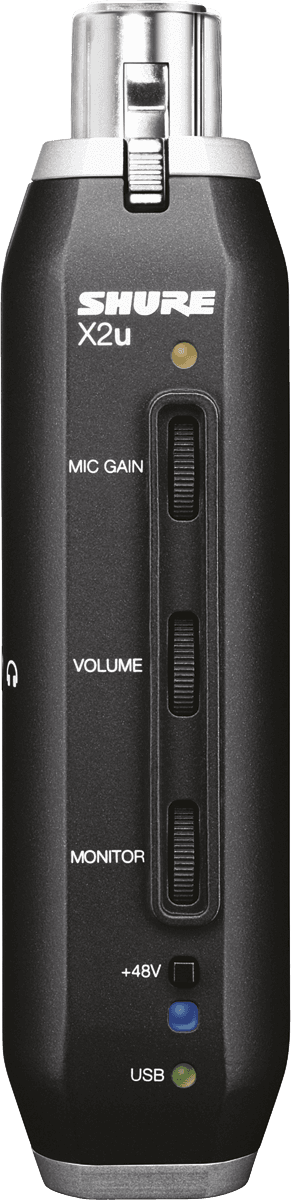 --- DISCONTINUE ---Shure X2U - Interface Audio micro XLR-USB