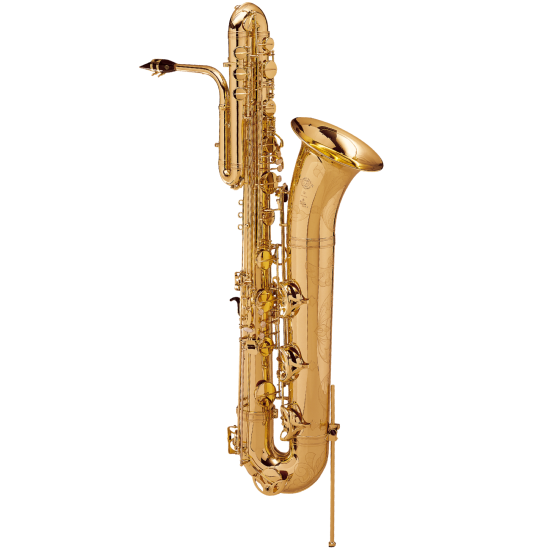 Selmer Super Action 80 série II verni gravé -Saxophone Basse SIb avec étui et bec complet
