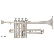 --- DISCONTINUE ---MTP T-901S -Trompette piccolo Sib/La 4 pistons, argentée