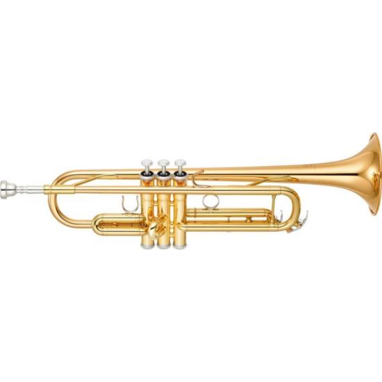 Yamaha YTR-4435II -Trompette Ut vernie avec jeu de coulisses Sib