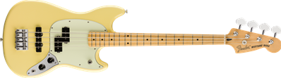 Limited Edition Player Mustang Bass PJ, Maple Fingerboard, Buttercream