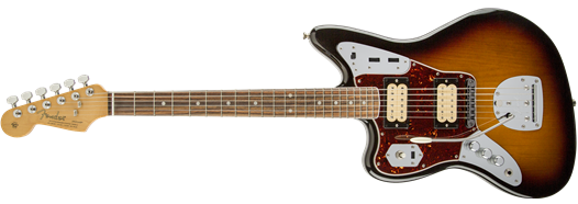 Fender Kurt Cobain Jaguar Left-Handed, Rosewood Fingerboard, 3-Color Sunburst, NOS