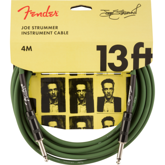 Joe Strummer Pro 13' Instrument Cable, Drab Green