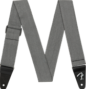 Modern Tweed Strap, White/Black 2