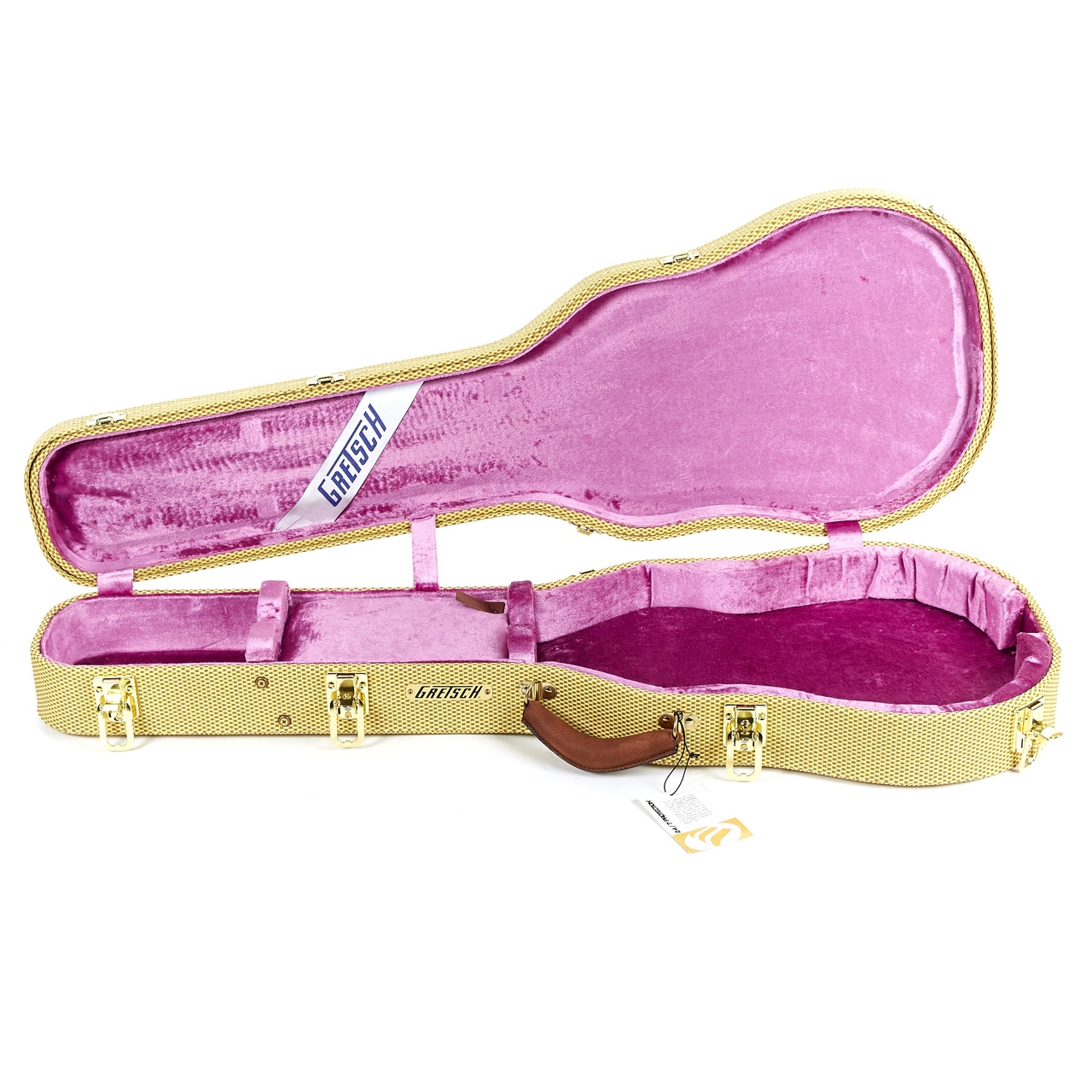 Gretsch G6276 Premium Solid Body Guitar Hardshell Case Tweed