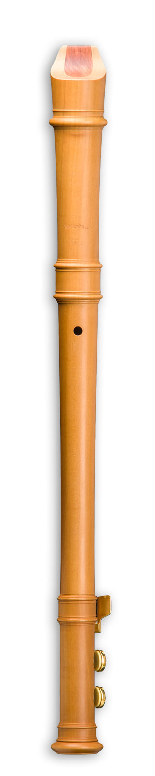 Mollenhauer 5926 Flûte à bec alto moderne avec patte de fa poirier