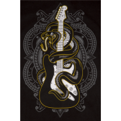 Fender T-shirt Fender Viper Snake Black S