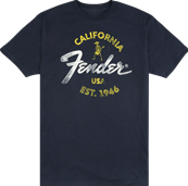 Fender Baja Blue T-Shirt, Blue, XL