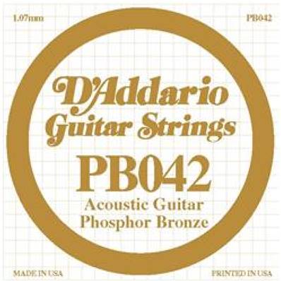 D'Addario Corde guitare folk 042