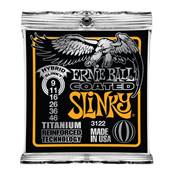 Ernie Ball EP03122 Cordes guitare électrique titanium coated hybrid 9-46