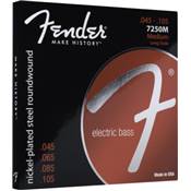 Fender Jeux de cordes guitares basses Fender Nickel Plated 7250M 45-105