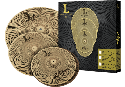 Zildjian LV348 > Pack cymbales Low Volume 13 14 18