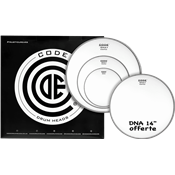 Code Drumheads Pack de Peaux dna coated rock  cc 14 dna coated
