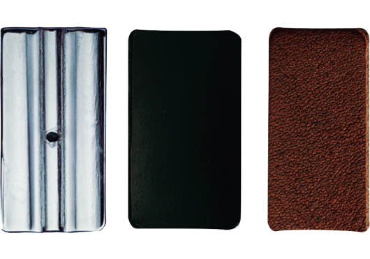 Vandoren PP24 - jeu 3 plaquettes pour ligature Vandoren Cuir de clarinette Basse