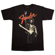 --- DISCONTINUE ---fender T-shirt Hendrix Peace Sign M