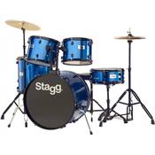 Stagg TIM122B BL - Batterie acoustique Standard 22'' - Bleu