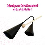 Fuzeau 8296 - Cloche brésilienne / agogo noire