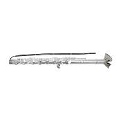 --- DISCONTINUE ---BG A30ABF- Ecouvillon pour flute basse en microfibre, mousse et soie