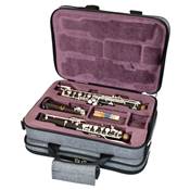 Tom & Will Etui pour hautbois avec bandoulière (ext. gris / int. rouge)