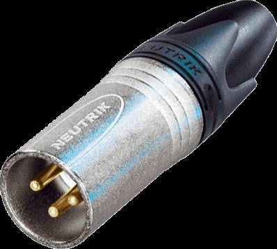 Neutrik NC3MXX-EMC - fiche xlr 3 pôles mâle emc