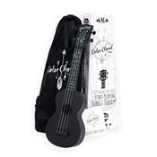 --- DISCONTINUE ---Kala Ukulele soprano Kala LEARN TO PLAY noir avec position ACCORD