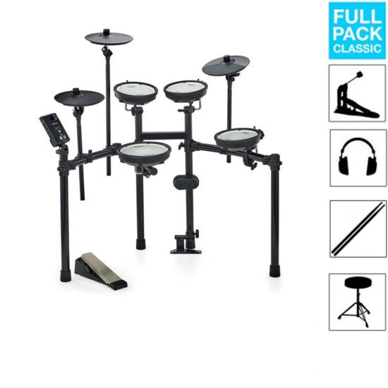 --- DISCONTINUE ---Roland TD1-DMK - batterie électronique Pédale de grosse caisse casque Siege baguettes