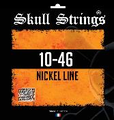 Cordes Guitare Electrique Skull Strings 10-46